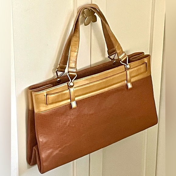 Christian Dior John Galliano Vintage 2001 Belt Bag, gold/orangey tan, GUC - Picture 5 of 16